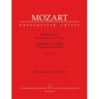 Konzert A-Dur KV622 für Klarinette in A und Orchester