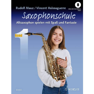 Saxophonschule Band 1 (+Online Audio)