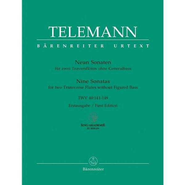9 Sonaten TWV40:141-149