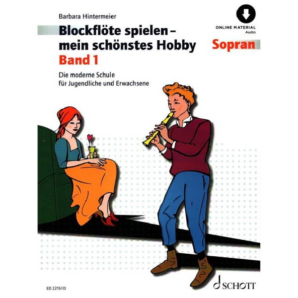 Blockflöte spielen - Mein schönstes Hobby Band 1 (+Online Audio)