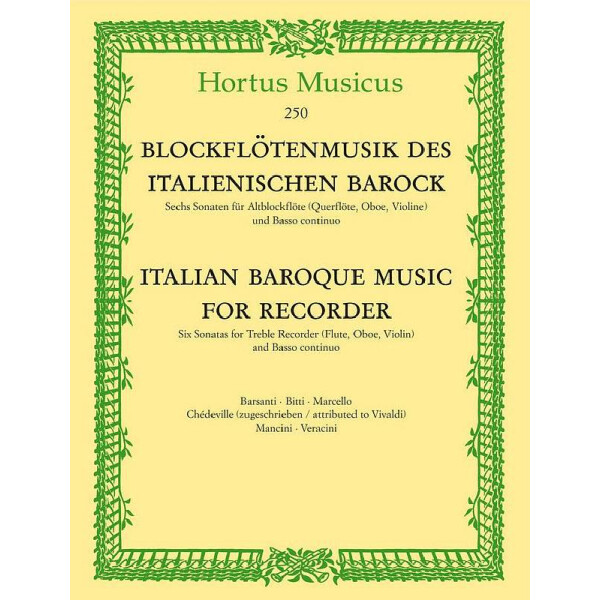 Blockflötenmusik des italienischen