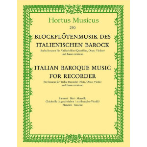 Blockfl&ouml;tenmusik des italienischen