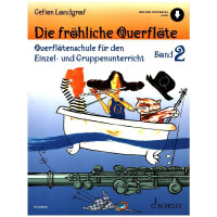Die fröhliche Querflöte Band 2 (+Online Audio)