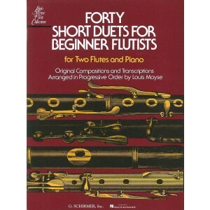 40 short Duets for beginner Flutists