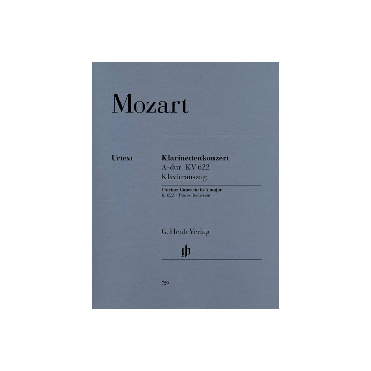 Konzert A-Dur KV622 für Klarinette und Orchester