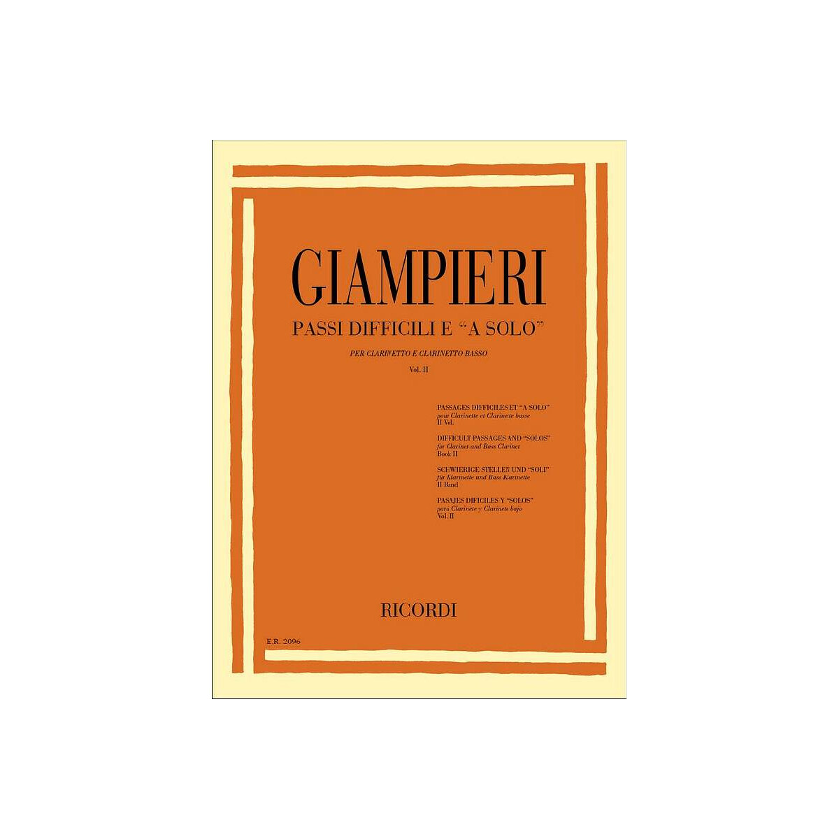 Passi difficili e a solo di opere