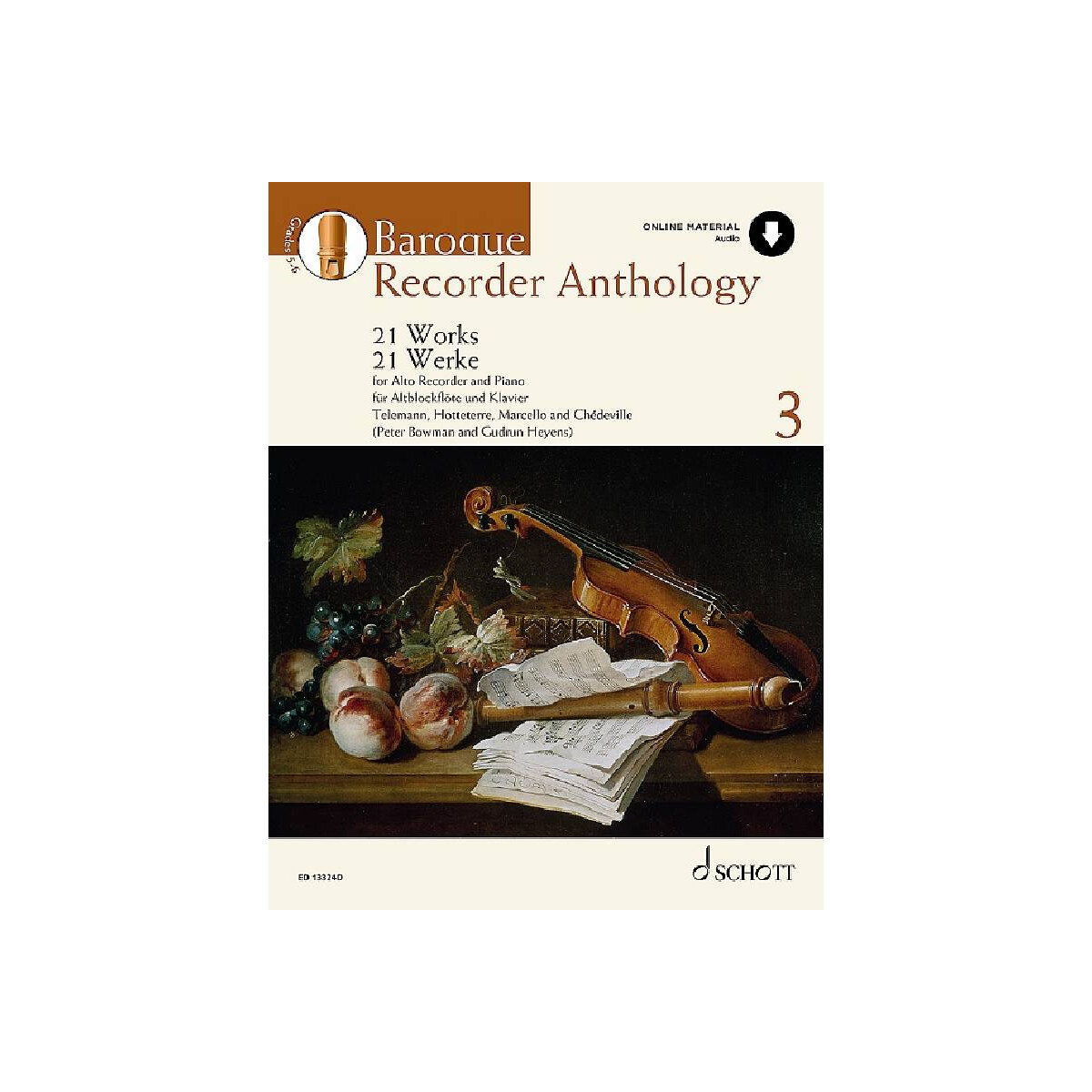 Baroque Recorder Anthology vol.3 (+Onlin box