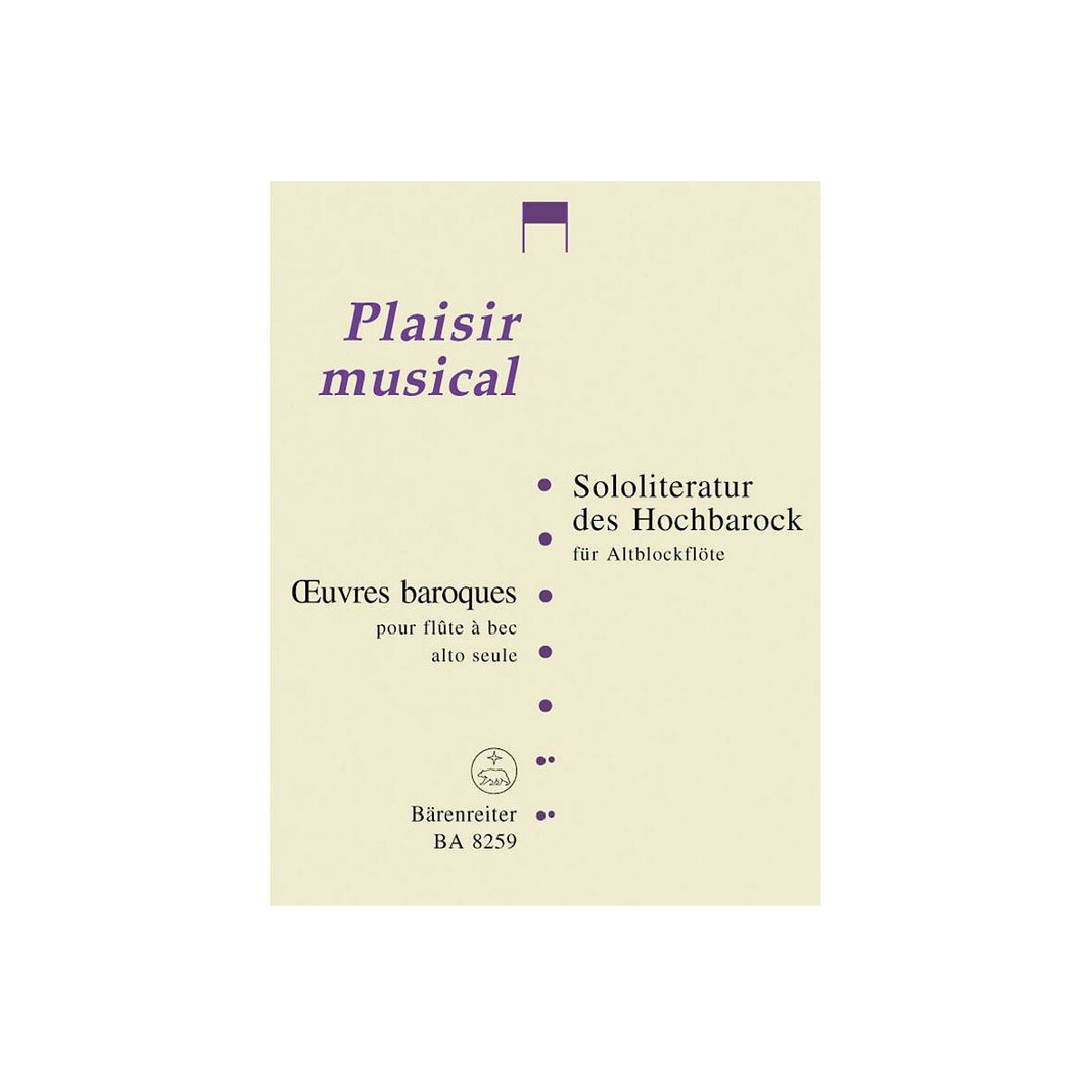 Sololiteratur des Hochbarock box