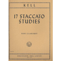 17 Staccato Studies for clarinet