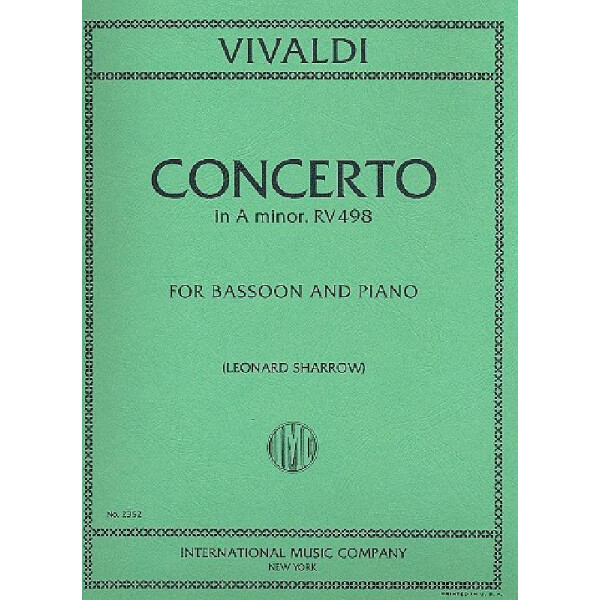 Concerto a minor no.2 for bassoon
