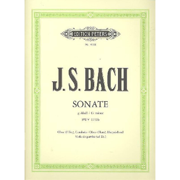 Sonate g-Moll BWV1030b