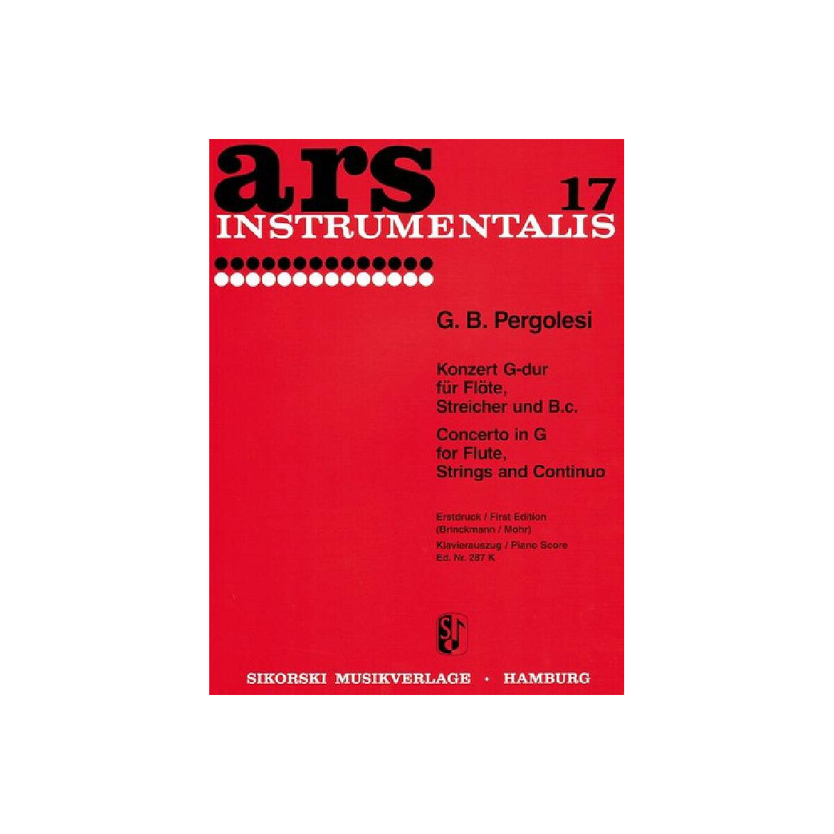 Konzert G-Dur für Flöte, 2 Vio box