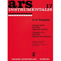 Konzert G-Dur für Flöte, 2 Violinen und Bc