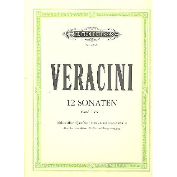 12 Sonaten Band 1 (Nr.1-3)