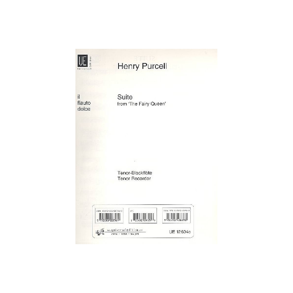 Suite The fairy Queen für box