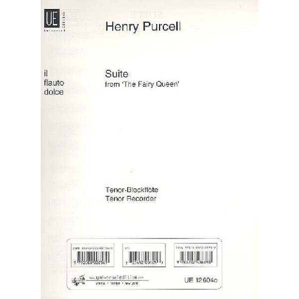 Suite The fairy Queen für
