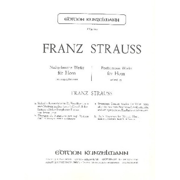 17 Konzertetüden für Ventilhorn