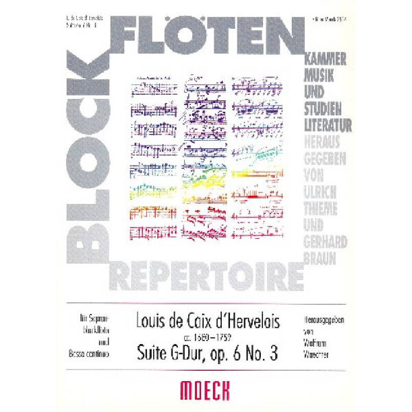 Suite G-Dur op.6,3 für