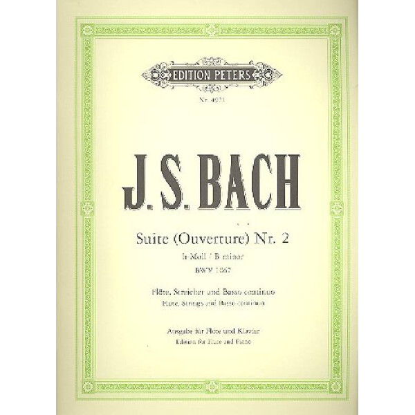 Suite h-Moll für Flöte und Streichorchester