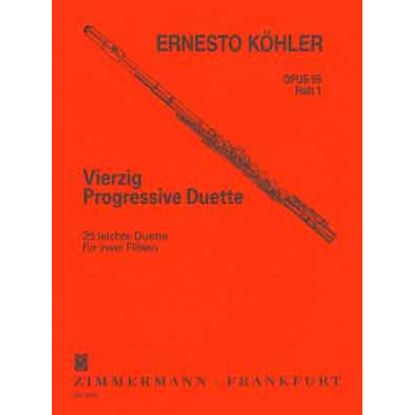 40 progressive Duette op.55 Band 1