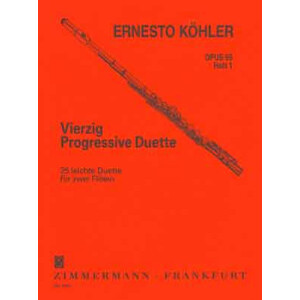 40 progressive Duette op.55 Band 1