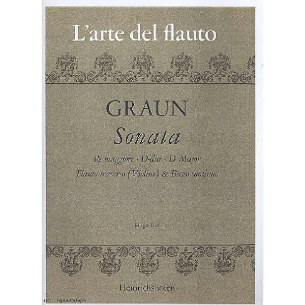 Sonate D-Dur für Flöte