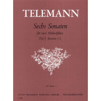 6 Sonaten Band 1 (Nr.1-3)