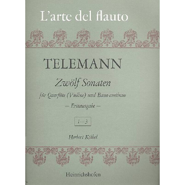 12 Sonaten Band 1 (Nr.1-3)