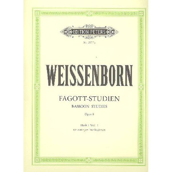 Fagottstudien Band 1