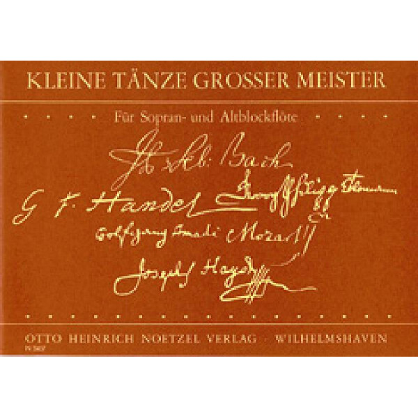 Kleine Tänze großer Meister