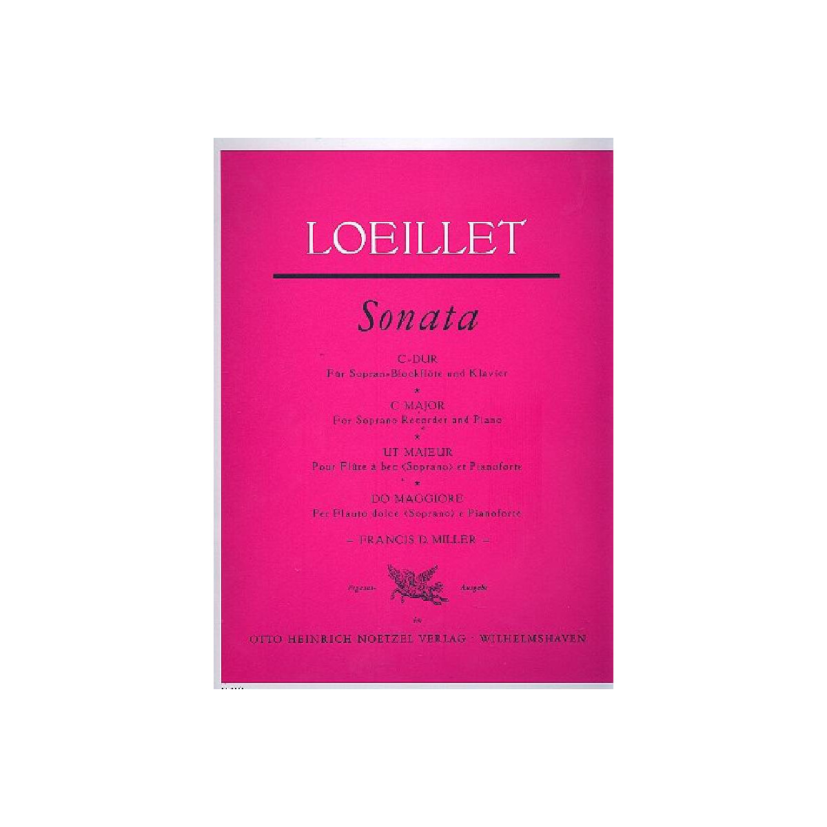 Sonate C-Dur für Sopranblockfl&ouml box