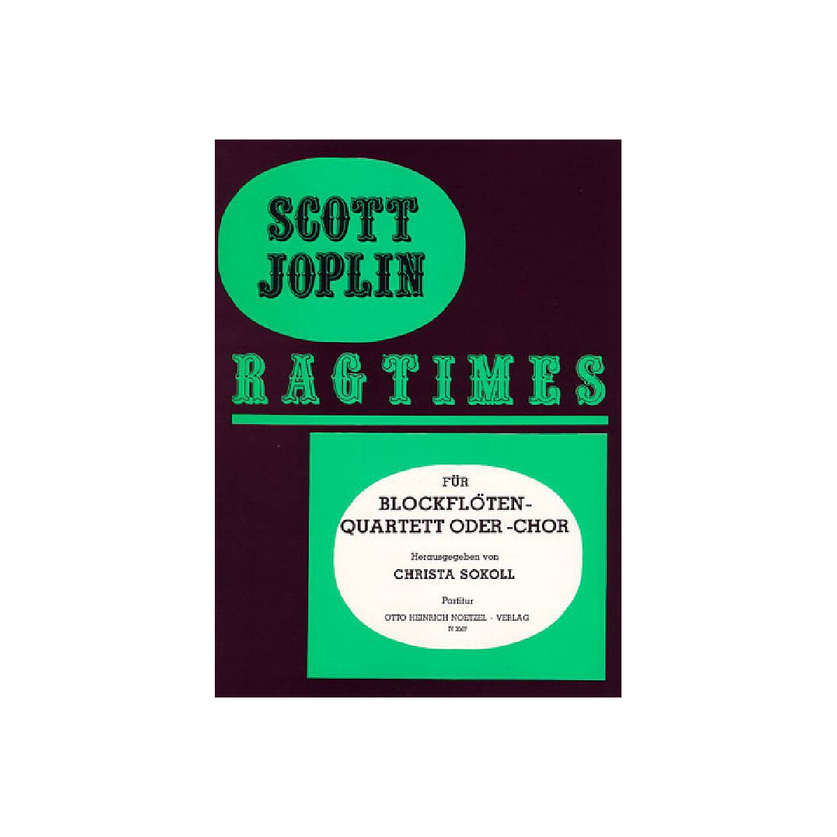 Ragtimes für 4 Blockflöten (SA box