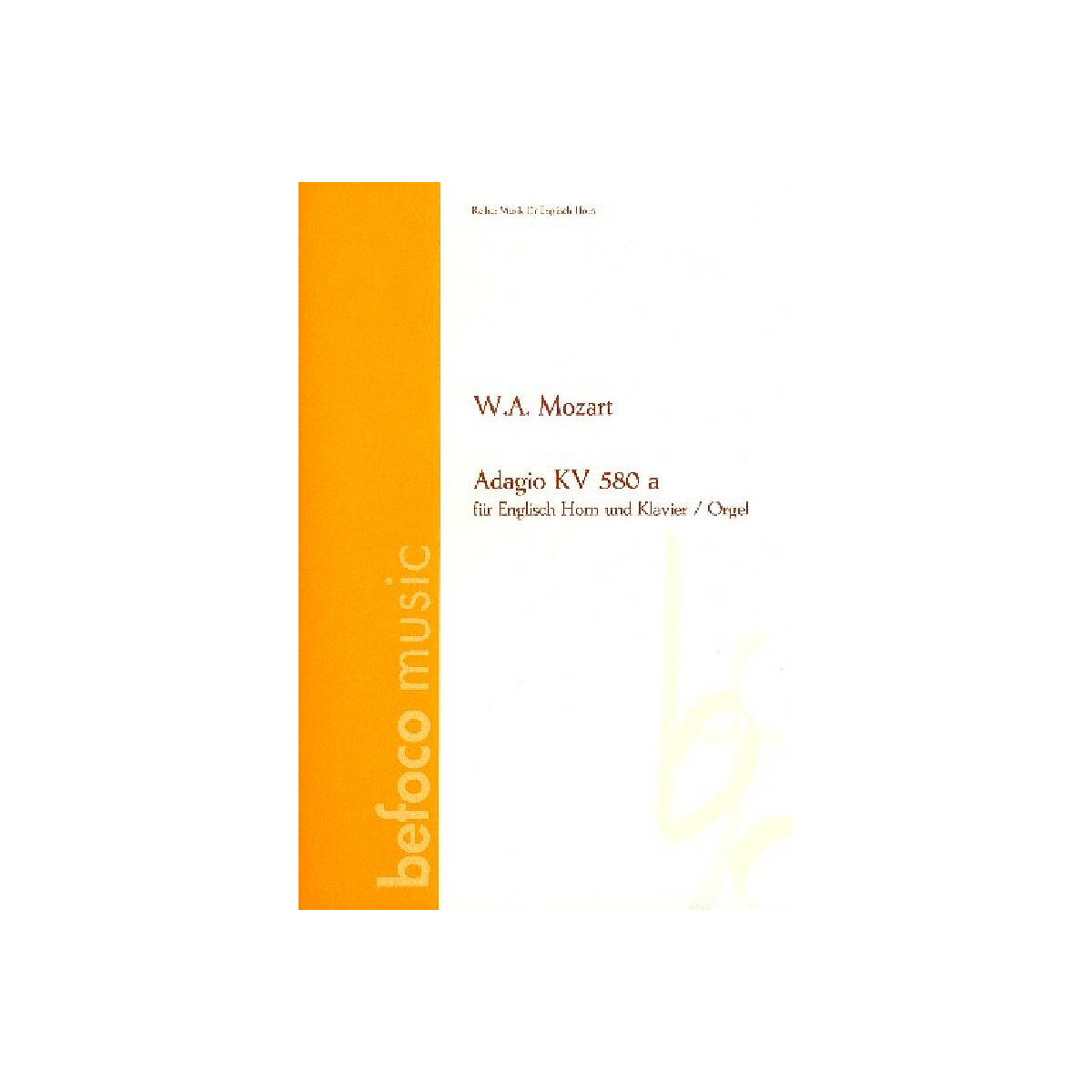 Adagio KV580a für Englischhorn und Streicher