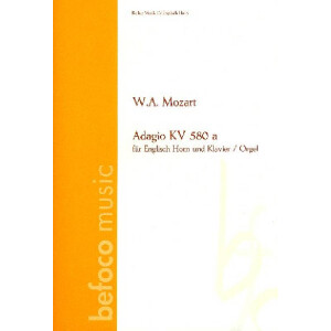 Adagio KV580a für Englischhorn und Streicher