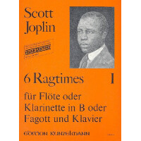6 Ragtimes Band 1 für Flöte