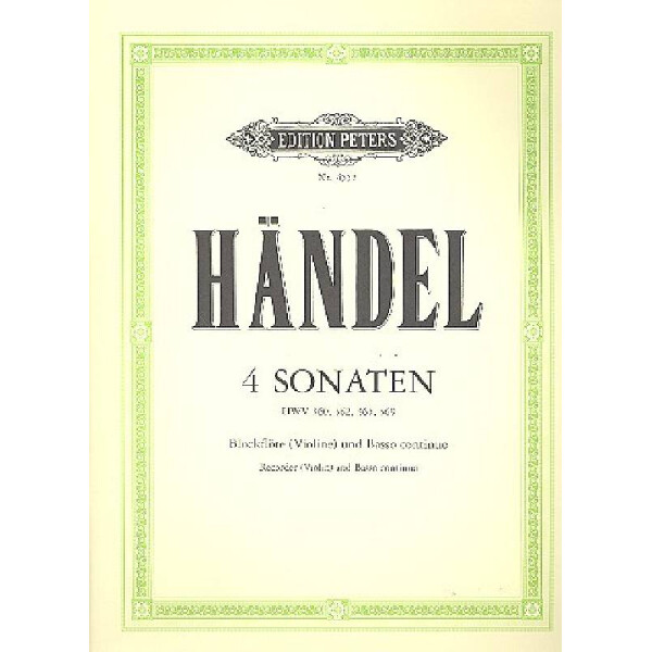 4 Sonaten
