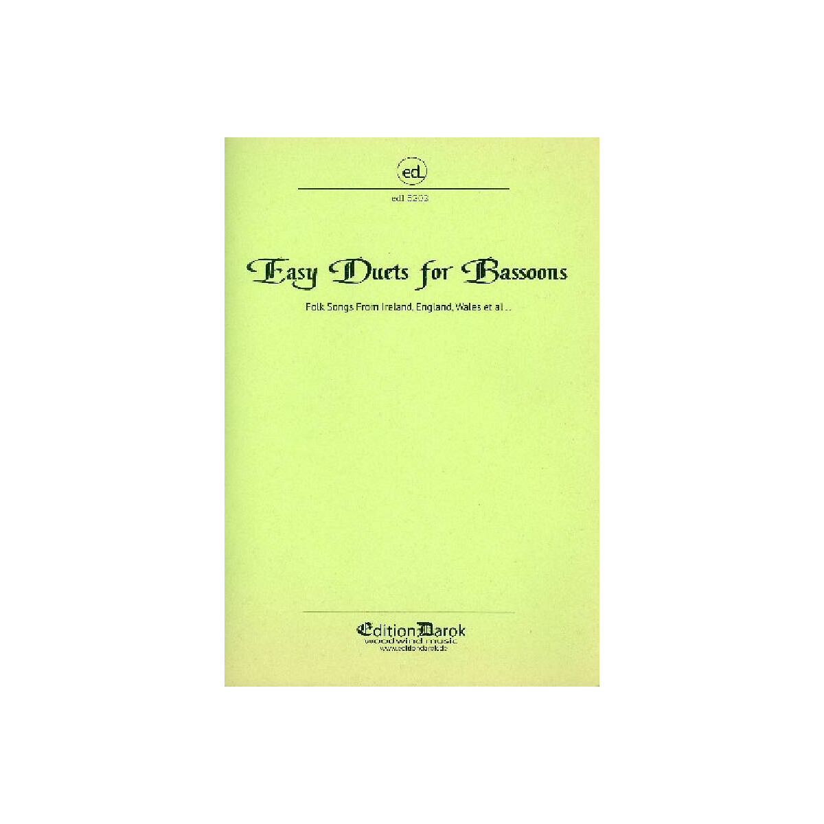 Easy Duets for Bassoons box