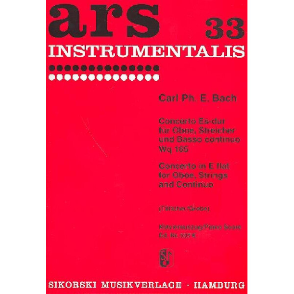 Konzert Es-Dur Wq165 für
