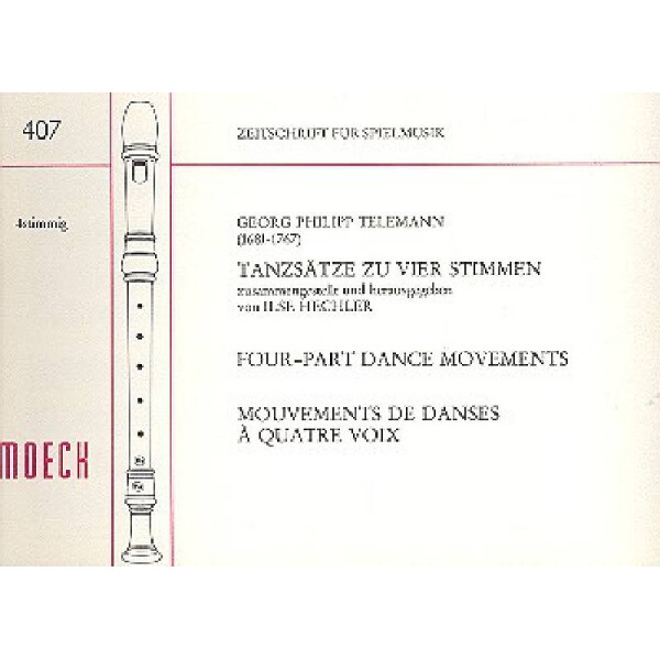 Tanzsätze zu 4 Stimmen