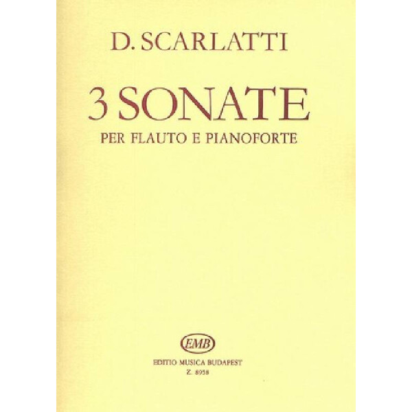 3 Sonaten für Flöte und Klavier