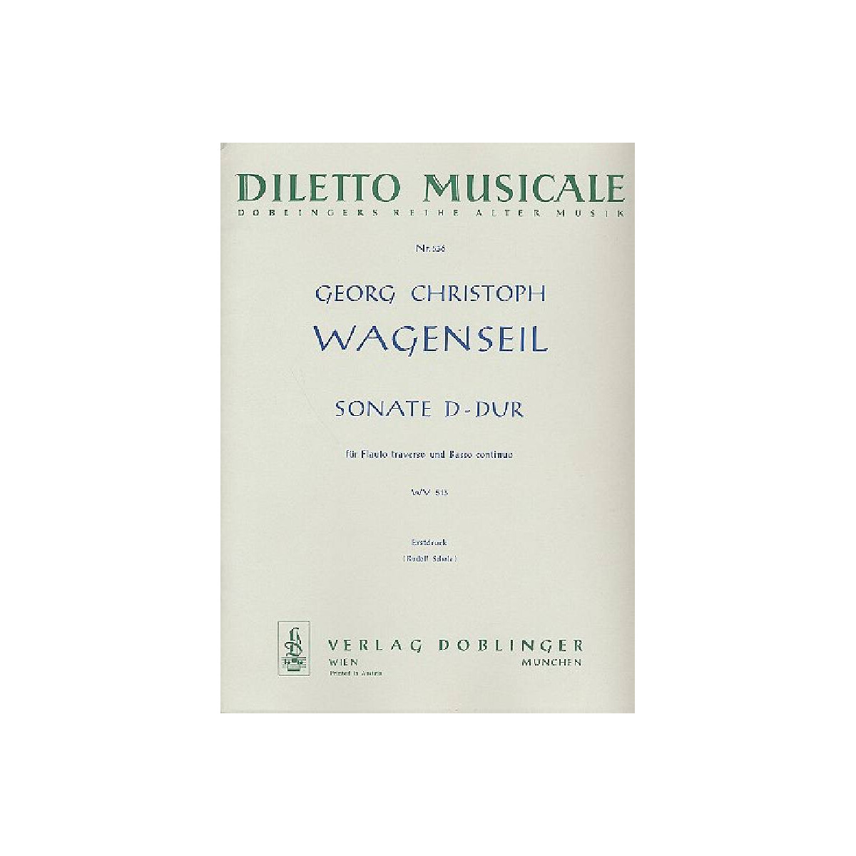 Sonate D-Dur für Flöte und Klavier