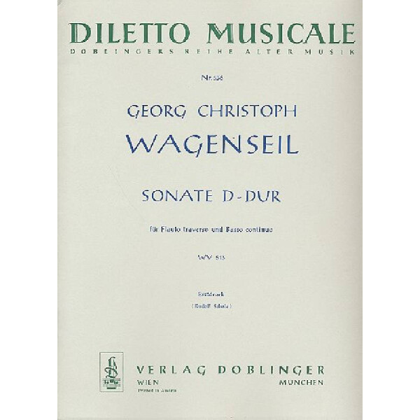Sonate D-Dur für Flöte und Klavier