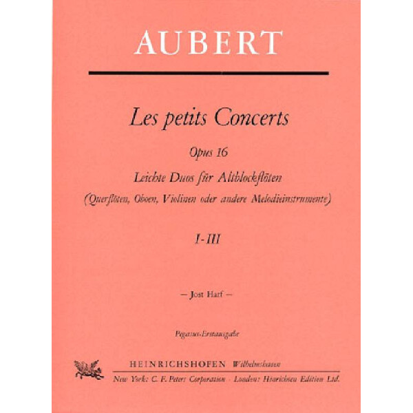 Les petits concerts op.16,1-3
