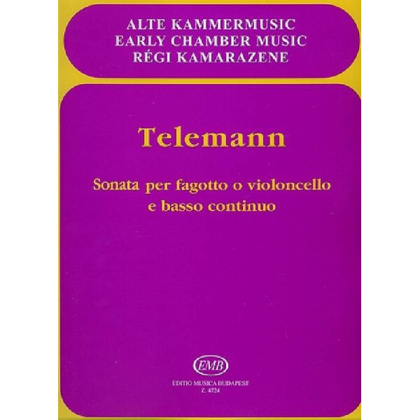 Sonate Es-Dur für Fagott (Vc)