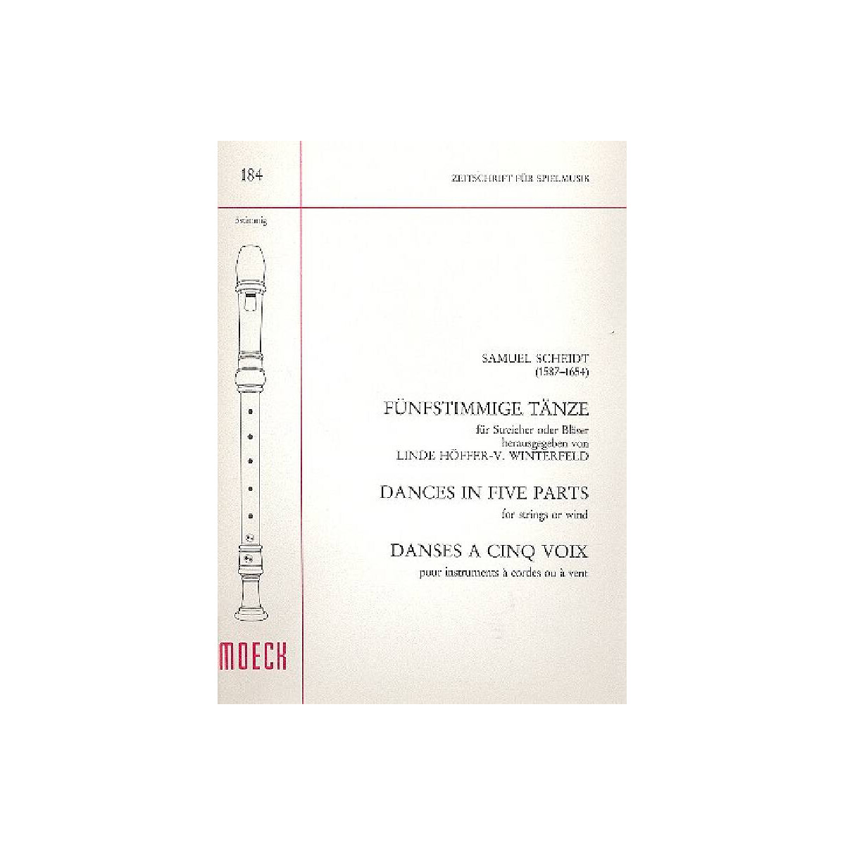 Fünfstimmige Tänze für box