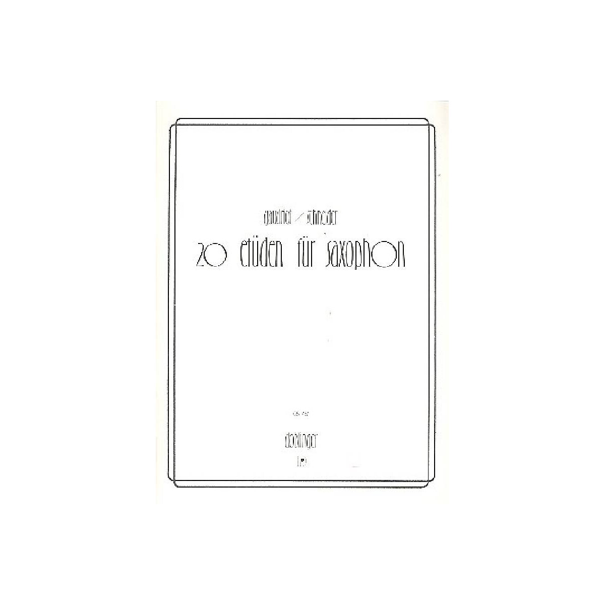 20 Etüden für Saxophon box