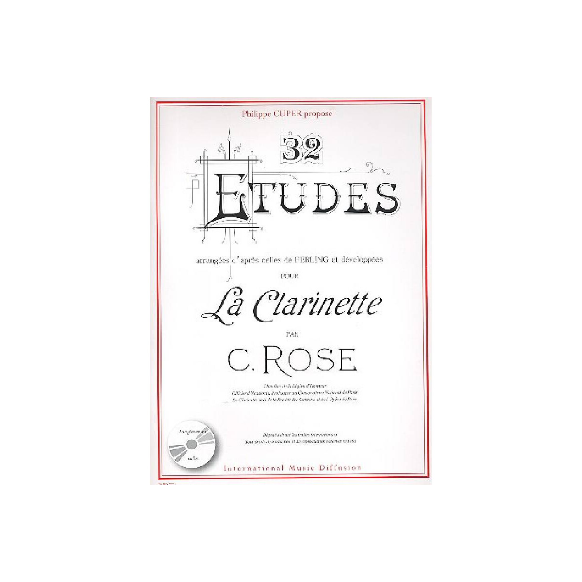 32 Études daprès Ferling (+CD)