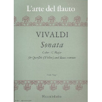 Sonate C-Dur für Flöte und Bc