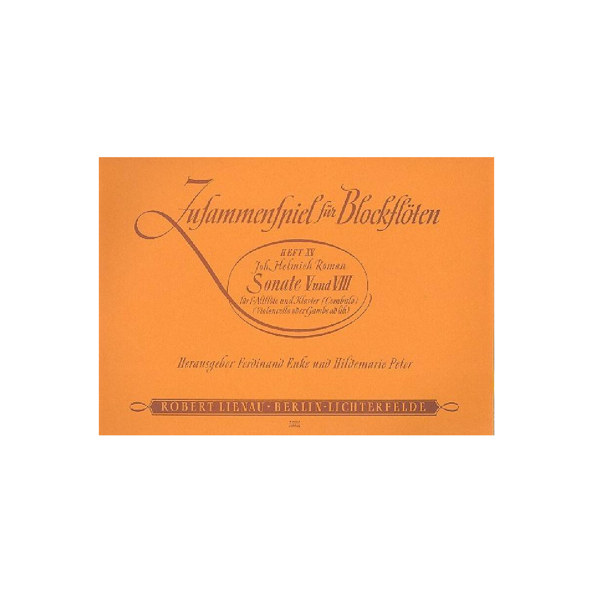 Sonate Nr. 5 und 8 für Altblockfl&o box