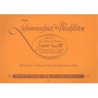 Sonate Nr. 5 und 8 für Altblockflöte